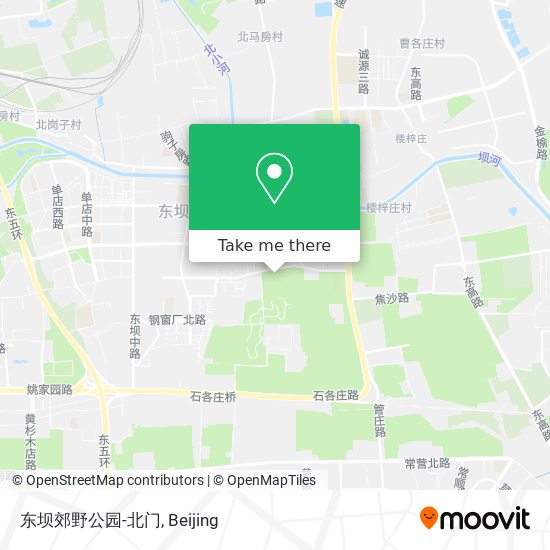 东坝郊野公园-北门 map