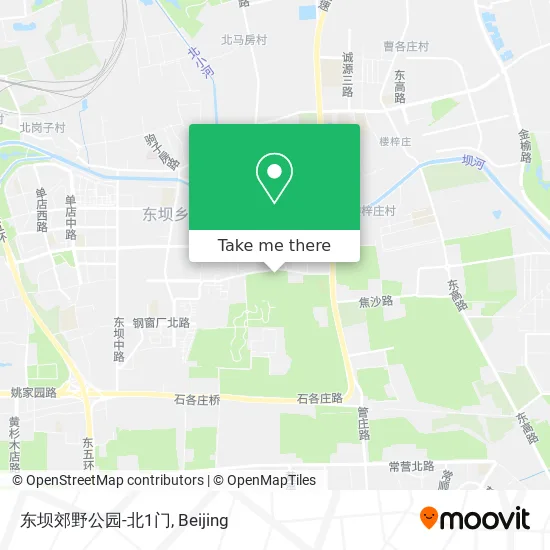 东坝郊野公园-北1门 map