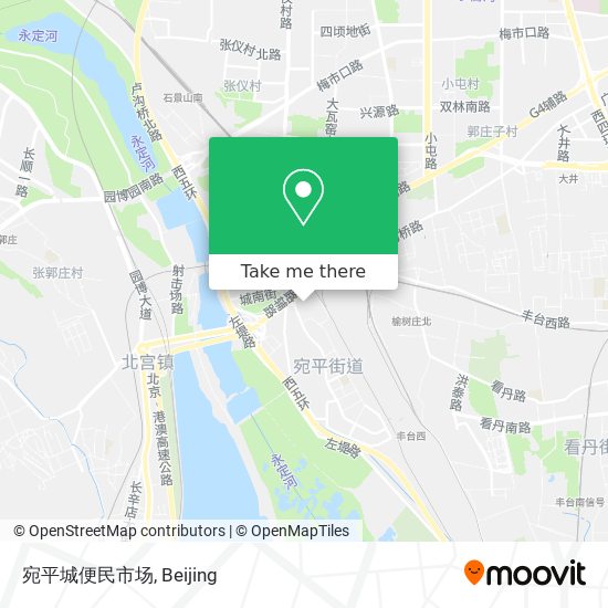 宛平城便民市场 map