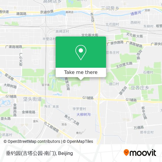 垂钓园(古塔公园-南门) map