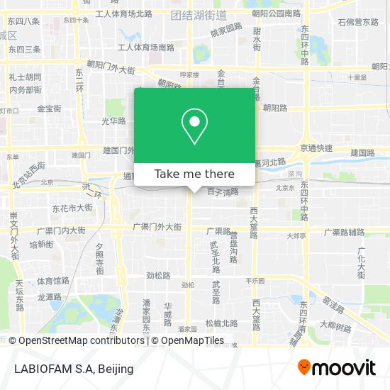 LABIOFAM S.A map