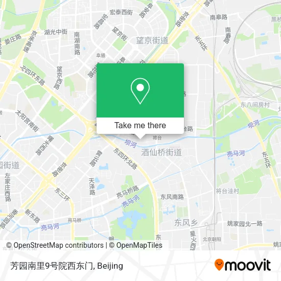 芳园南里9号院西东门 map