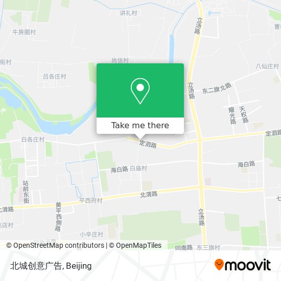 北城创意广告 map