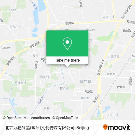 北京万鑫静墨(国际)文化传媒有限公司 map
