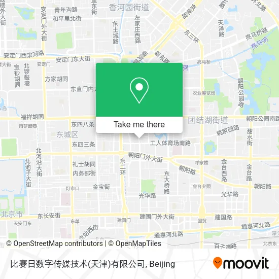 比赛日数字传媒技术(天津)有限公司 map