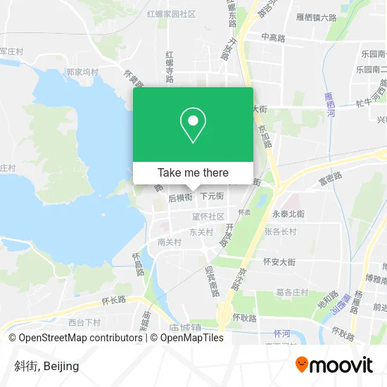 斜街 map