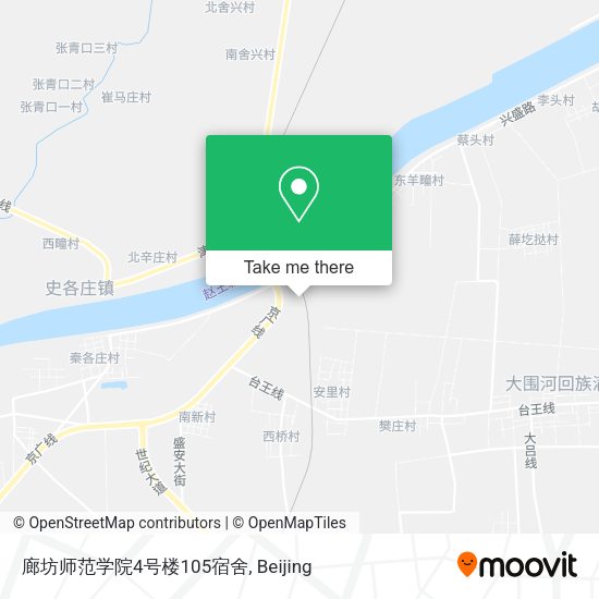 廊坊师范学院4号楼105宿舍 map