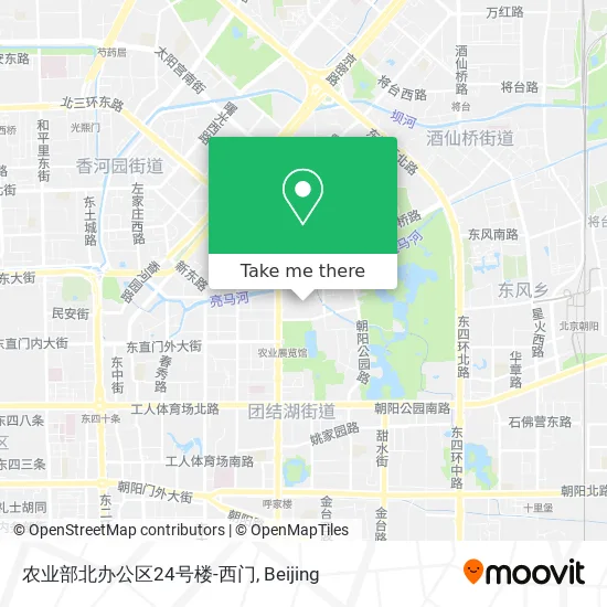 农业部北办公区24号楼-西门 map