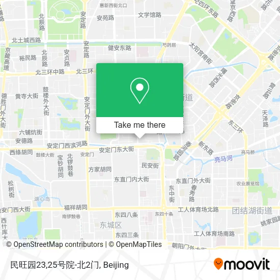 民旺园23,25号院-北2门 map
