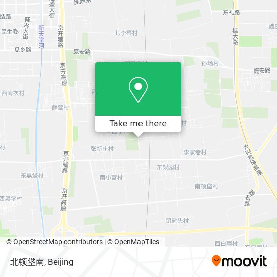 北顿垡南 map