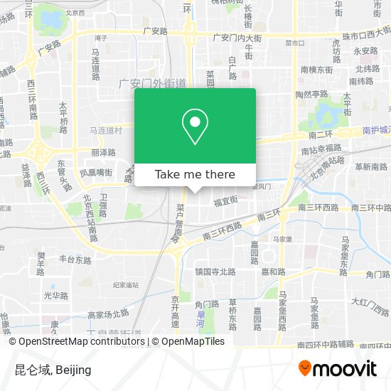 昆仑域 map