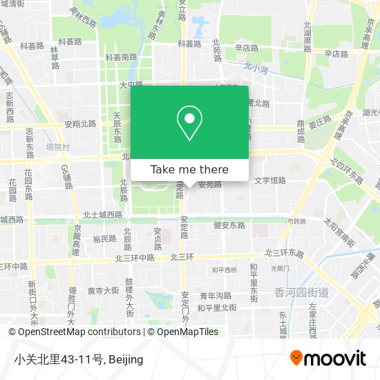 小关北里43-11号 map