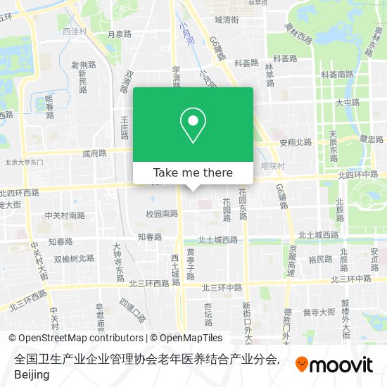 全国卫生产业企业管理协会老年医养结合产业分会 map