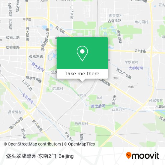 垡头翠成馨园-东南2门 map
