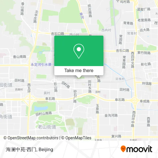 海澜中苑-西门 map