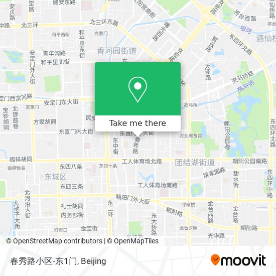 春秀路小区-东1门 map