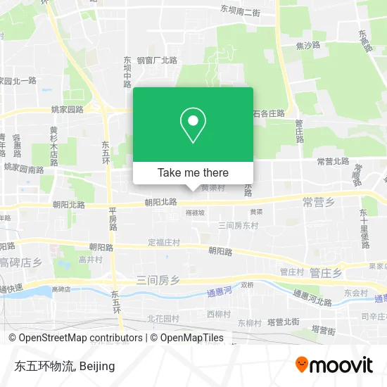 东五环物流 map