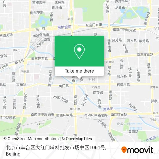 北京市丰台区大红门辅料批发市场中区1061号 map