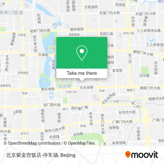 北京紫金宫饭店-停车场 map