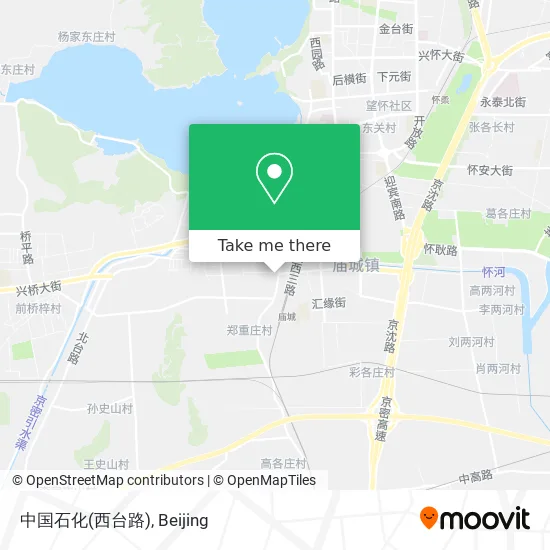 中国石化(西台路) map