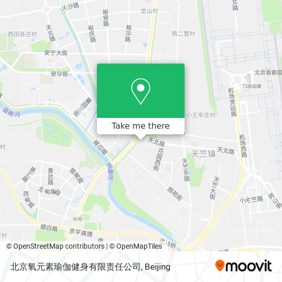 北京氧元素瑜伽健身有限责任公司 map
