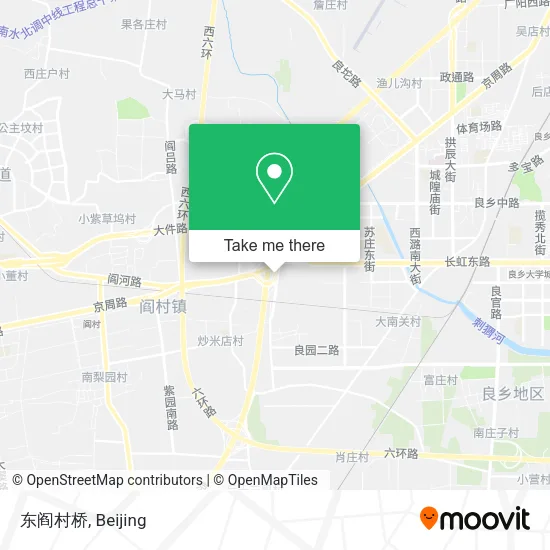 东阎村桥 map