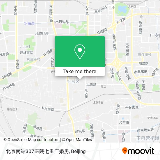 北京南站307医院七里庄婚房 map