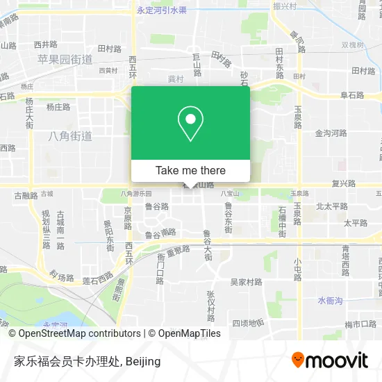 家乐福会员卡办理处 map