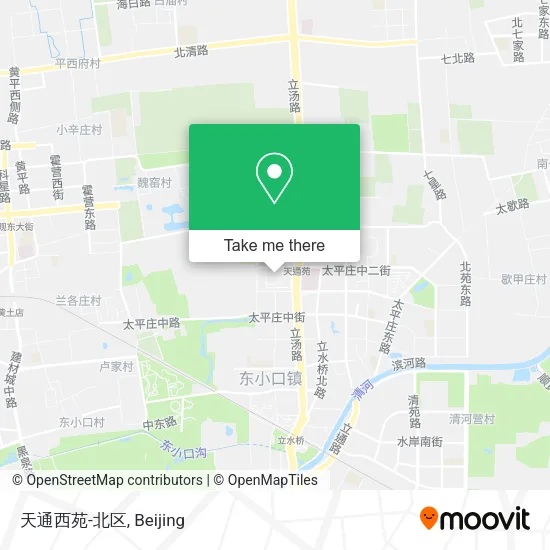 天通西苑-北区 map