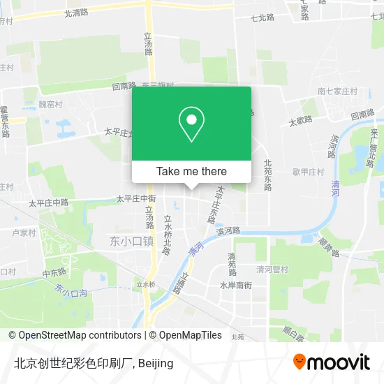北京创世纪彩色印刷厂 map