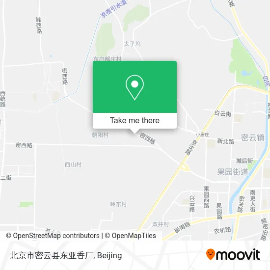 北京市密云县东亚香厂 map
