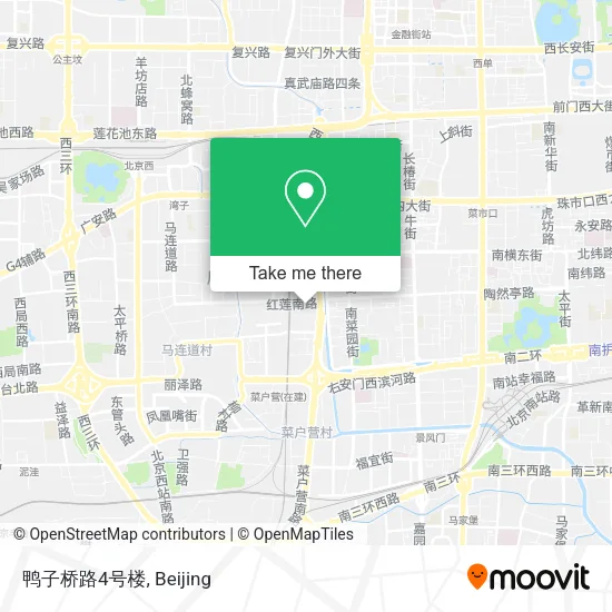 鸭子桥路4号楼 map