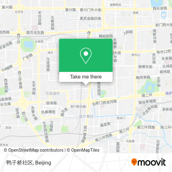 鸭子桥社区 map