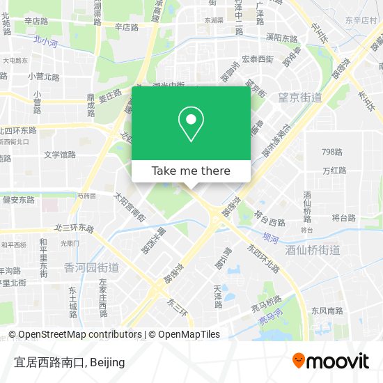 宜居西路南口 map