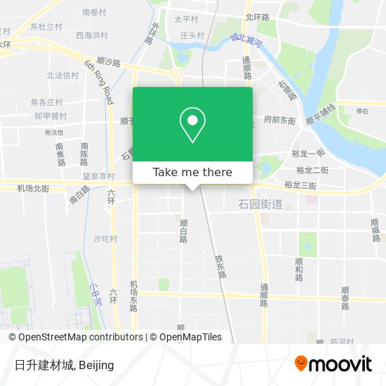 日升建材城 map