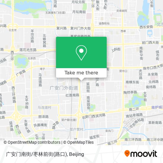 广安门南街/枣林前街(路口) map