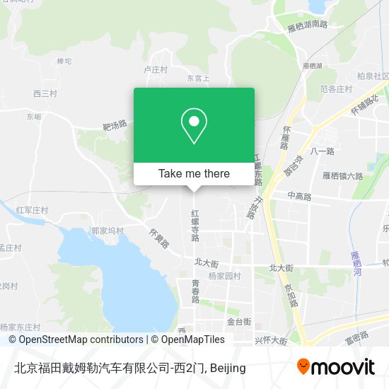 北京福田戴姆勒汽车有限公司-西2门 map