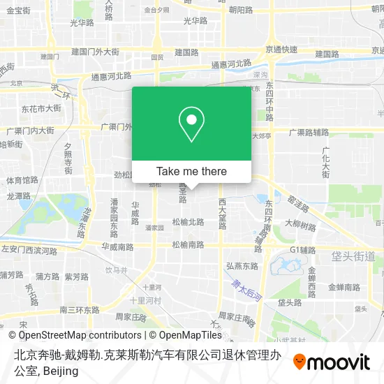 北京奔驰-戴姆勒.克莱斯勒汽车有限公司退休管理办公室 map