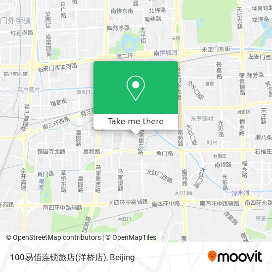 100易佰连锁旅店(洋桥店) map