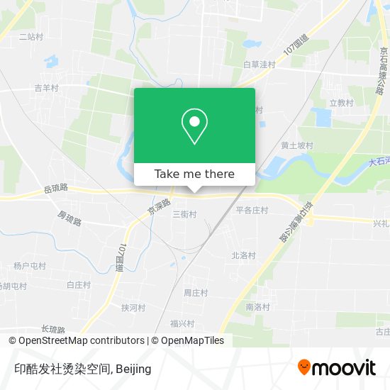 印酷发社烫染空间 map