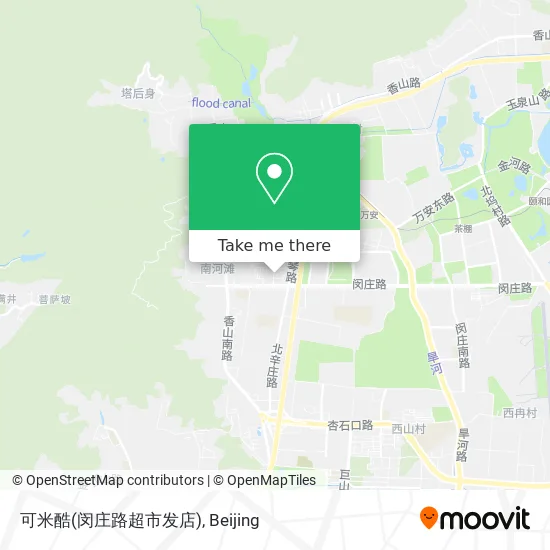 可米酷(闵庄路超市发店) map