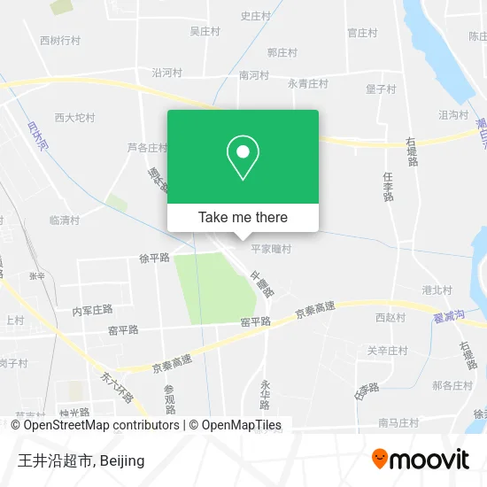 王井沿超市 map