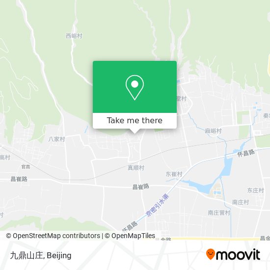 九鼎山庄 map