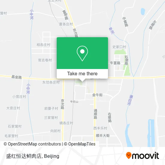 盛红恒达鲜肉店 map