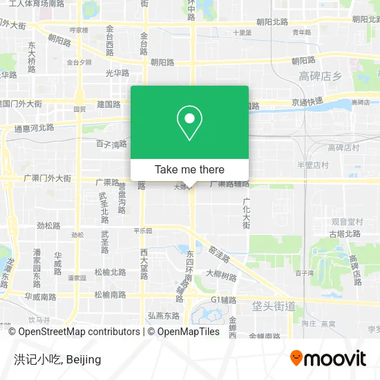 洪记小吃 map