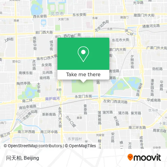 问天柏 map
