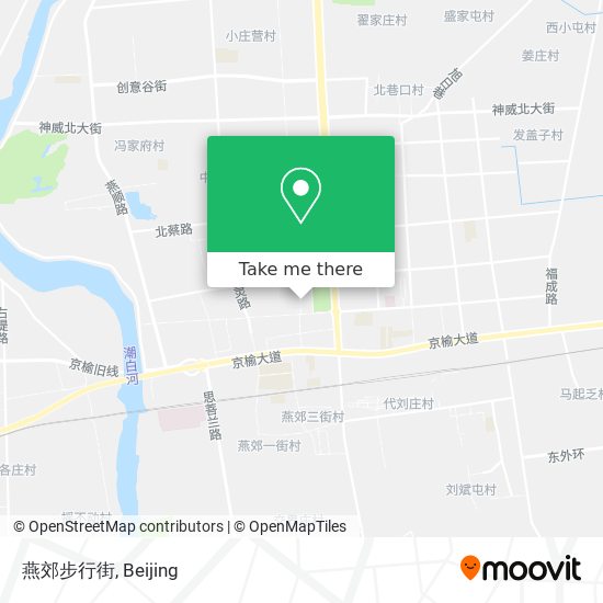 燕郊步行街 map