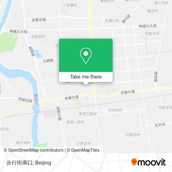 步行街南口 map