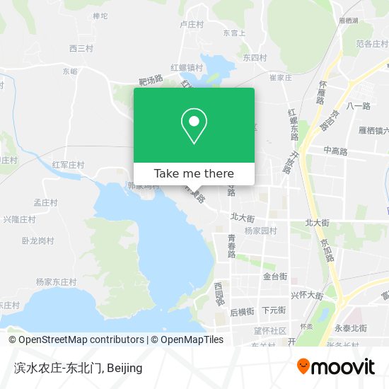 滨水农庄-东北门 map