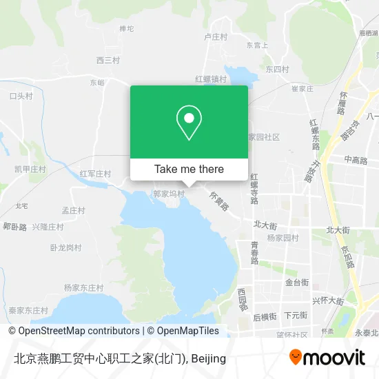 北京燕鹏工贸中心职工之家(北门) map